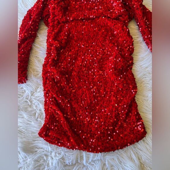 SEQUIN DRESS💫red💫small  - Picture 4 of 7